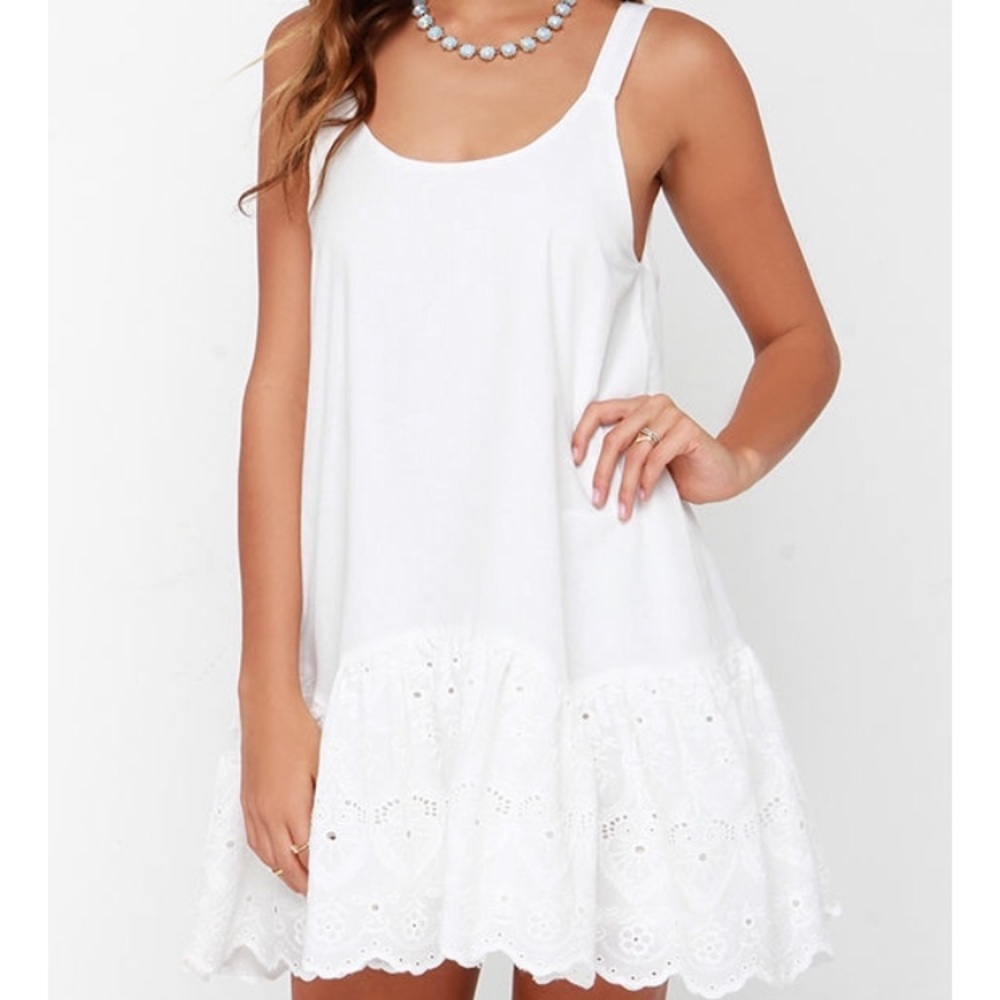 White Eyelet Dress / Cover-Up